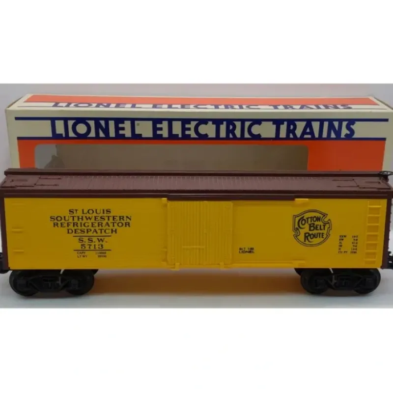 Best Lionel 6-5713 O Gauge SSW Cotton Belt Route Woodside Reefer Car LN/Box - Your Source for Gaming Essentials Trains