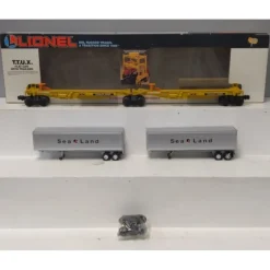 Hot Lionel 6-16322 O Gauge TTUX Flatcar with 2 Sealand Trailers #16321, #16322 LN/Box - Your Source for Gaming Essentials Trains