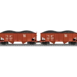 Lionel 6-81789 O New Haven 50-Ton GLA 2-Bay Hopper Cars (Set of 2) - Your Source for Gaming Essentials Trains