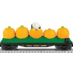 Discount Lionel 6-37081 O PEANUTS Pumpkin Jack-O-Lantern Car - Your Source for Gaming Essentials Trains