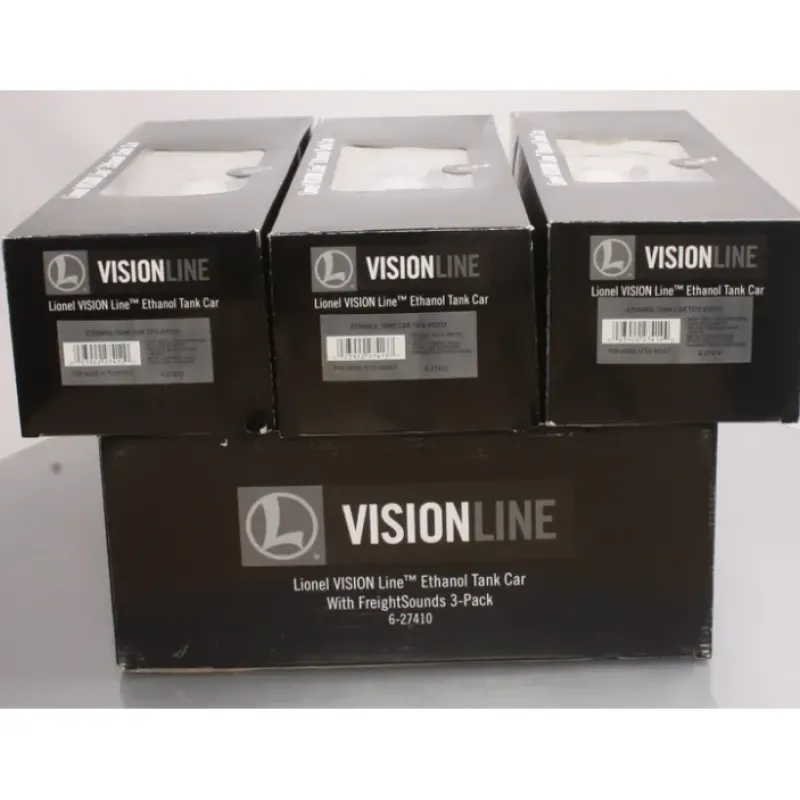 Online Lionel 6-27410 O VISIONLINE Ethanol Tank Car with Freight Sounds (Set of 3) - Your Source for Gaming Essentials Trains
