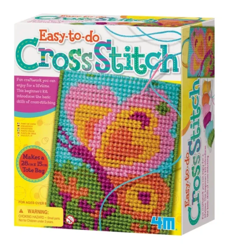 Toys>4M Cross Stitch Easy-To-Do Arts and Crafts Kit - Your Source for Gaming Essentials