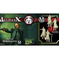 Malifaux Guild Sergeant (2) #20125 Unpainted Plastic Miniature Figures - Your Source for Gaming Essentials* Online