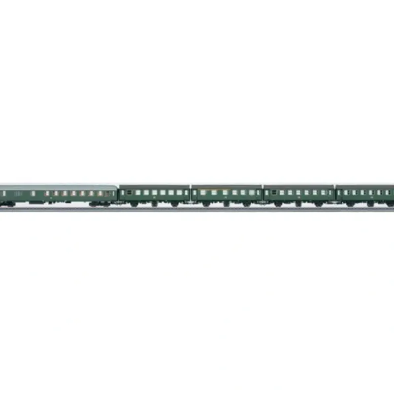 New Marklin 43194 HO German Federal Railroad DB Rebuilt & Half-Baggage Passenger Set - Your Source for Gaming Essentials Trains