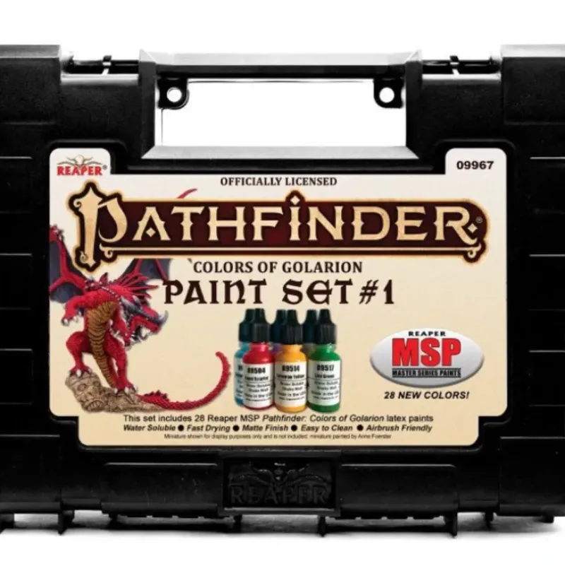 Master Series Paints Pathfinder: Colors of Golarion (28) #09967 - Paint Set #1 - Your Source for Gaming Essentials* Sale