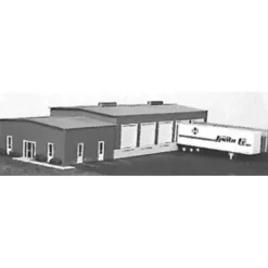 Hot Micro Engineering 55-002 N 3 x 7-1/2" Trans World Truck Terminal - Your Source for Gaming Essentials Trains
