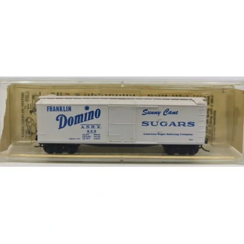Online Micro-Trains 04200020 Domino Foods 40' Single Door Double Sheathed Boxcar #499 NIB - Your Source for Gaming Essentials Trains