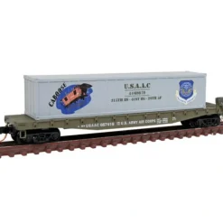 Sale Micro-Trains 04500504 N USAAC Caboose 50' Steel Flatcar w/40' Load #667419 - Your Source for Gaming Essentials Trains