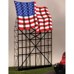 Miller Engineering 4072 N/HO Waving American Animated Neon Billboard - Your Source for Gaming Essentials* Hot