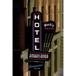 Miller Engineering 68821-L N/HO Medium LH Neon-Like Vertical Hotel/Motel Sign - Your Source for Gaming Essentials* Best