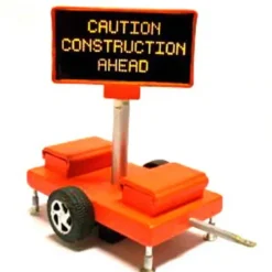Miniatronics 85-501-01 O Scale Construction Ahead Road Sign - Your Source for Gaming Essentials* Online