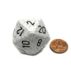Dice>34mm Large 20-Sided D20 Speckled Chessex Dice, 1 Die - Arctic Camo - Your Source for Gaming Essentials