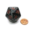 Dice>34mm Large 20-Sided D20 Speckled Chessex Dice, 1 Die - Space - Your Source for Gaming Essentials