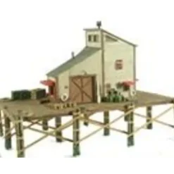 Model Tech Studios S0068 HO Weatherbea's Wharf Bait Company Kit - Your Source for Gaming Essentials* New