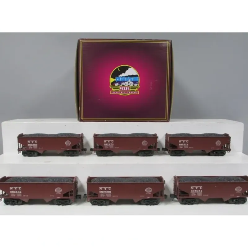 MTH 20-90615 O New York Central 2-Bay Offset Hopper Car Set (Set of 6) - Your Source for Gaming Essentials* New