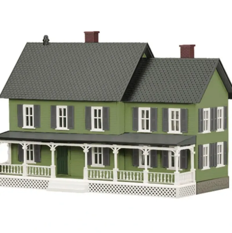 MTH 30-90185 2-Story Green Country House with White Shutters - Your Source for Gaming Essentials*