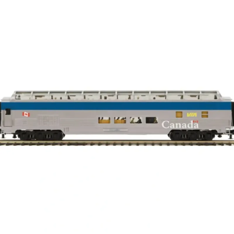 MTH 20-67208 VIA 70' Ribbed Full Vista Dome Passenger Car - Your Source for Gaming Essentials* New