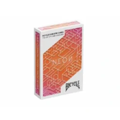 Cards>NEON Orange Aurora Bicycle Cardistry Cards - 1 Deck - Your Source for Gaming Essentials