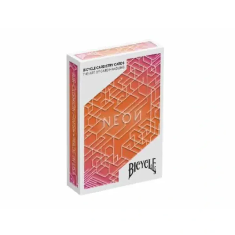 Cards>NEON Orange Aurora Bicycle Cardistry Cards - 1 Deck - Your Source for Gaming Essentials