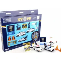 Toys>NYPD 12 Piece Playset with Vehicles, Signs, and Officiers - Your Source for Gaming Essentials