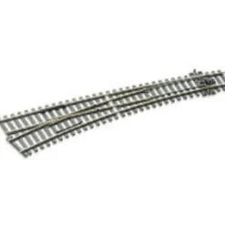Peco SL-E187 HO/OO Code 75 60" Radius Curved Left Hand Switch Turnout - Your Source for Gaming Essentials* Clearance