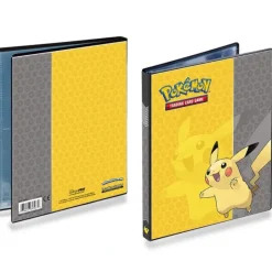 Cards>Pokemon: Pikachu 4-Pocket Full View Portfolio - Your Source for Gaming Essentials