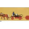 Preiser 30425 HO Around 1900 Hand Pressure Fire Pump Figures (Set of 4) - Your Source for Gaming Essentials* Best