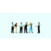 Preiser 10589 HO Emergency Personnel Under Arrest Figures (Set of 6) - Your Source for Gaming Essentials* Outlet