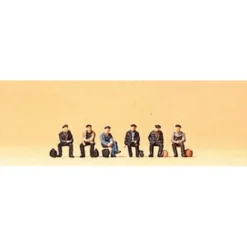 Preiser 88533 Z Seated Industrial Workers Figures (Set of 6) - Your Source for Gaming Essentials*