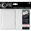 Cards>Pro-Matte Eclipse Standard Deck Protector Sleeves: White (80) - Your Source for Gaming Essentials