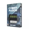 Dice>Q-Workshop Cyberfudge D6 Dice Set (8 Dice) (4 Black with Green + 4 Random) - Your Source for Gaming Essentials
