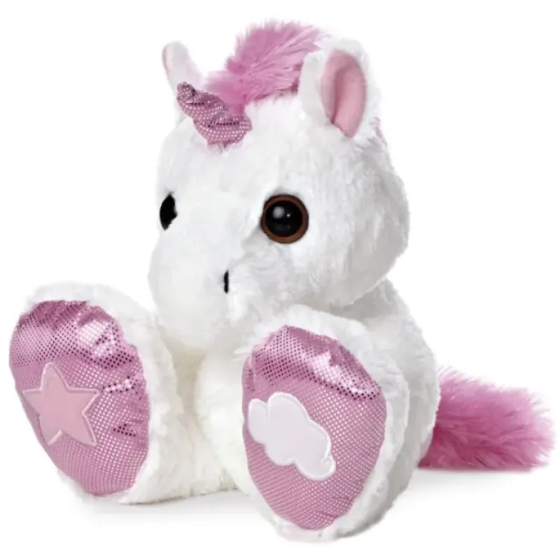 Toys>Rainbow Taddle Toes 10" Aurora Plush Pink and White Unicorn - Your Source for Gaming Essentials
