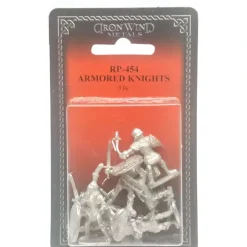 Ral Partha Armored Knights (7 Pieces) #RP-454 Unpainted Metal Miniature Figures - Your Source for Gaming Essentials*