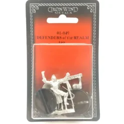 Tabletop Miniatures>Ral Partha Defenders Of The Realm (2 Pieces) #01-049 Unpainted RPG Metal Figure - Your Source for Gaming Essentials