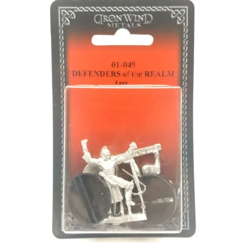 Tabletop Miniatures>Ral Partha Defenders Of The Realm (2 Pieces) #01-049 Unpainted RPG Metal Figure - Your Source for Gaming Essentials