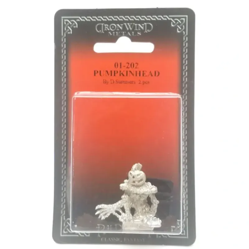 Tabletop Miniatures>Ral Partha Pumpkin Head #01-202 Unpainted Classic Fantasy RPG D&D Metal Figure - Your Source for Gaming Essentials