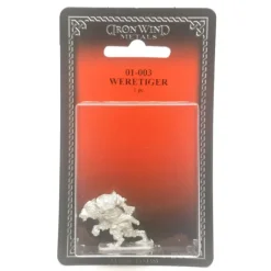 Tabletop Miniatures>Ral Partha Weretiger #01-003 Unpainted Classic Fantasy RPG D&D Metal Figure - Your Source for Gaming Essentials