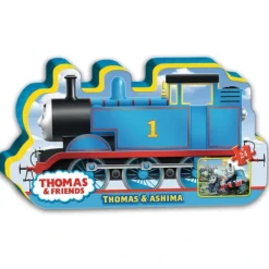 Toys>Ravensburger Children's Shaped Box Thomas & Ashima 24 Piece Jigsaw Puzzle - Your Source for Gaming Essentials