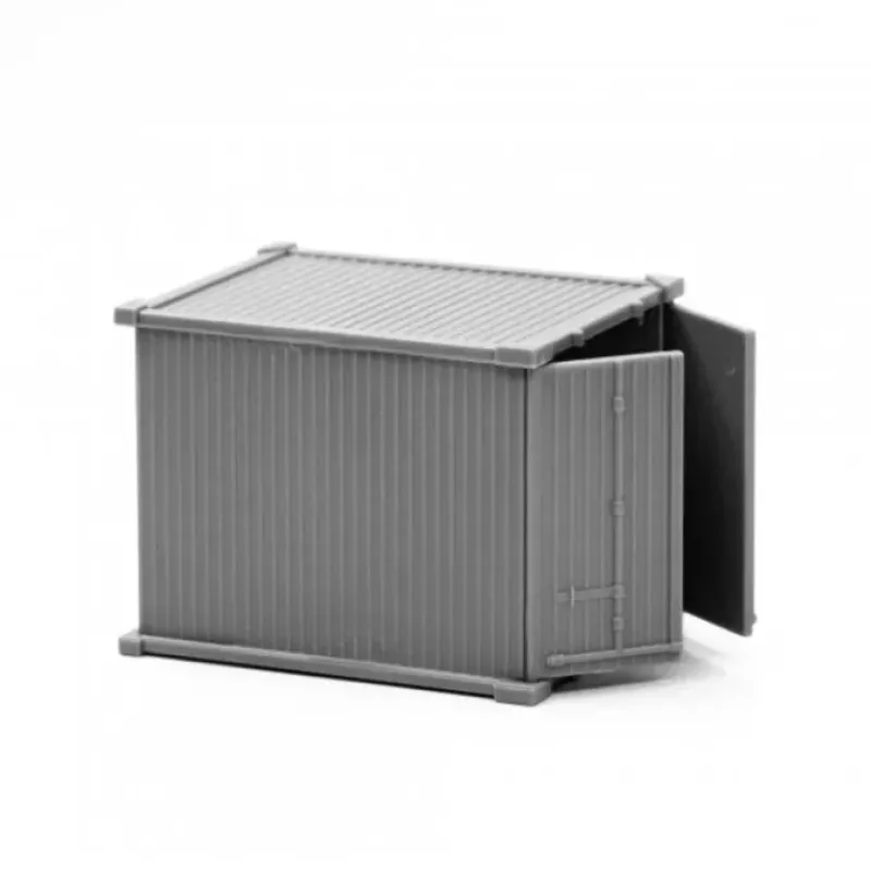 Tabletop Miniatures>Reaper Miniatures 10' Container (to scale) #49025 Bones Black Unpainted Plastic - Your Source for Gaming Essentials