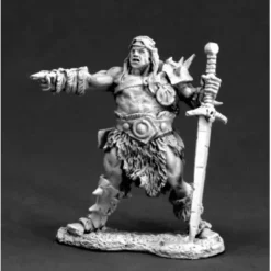 Tabletop Miniatures>Reaper Miniatures Cal Arath, Barbarian Prince 03619 Dark Heaven Unpainted Metal - Your Source for Gaming Essentials
