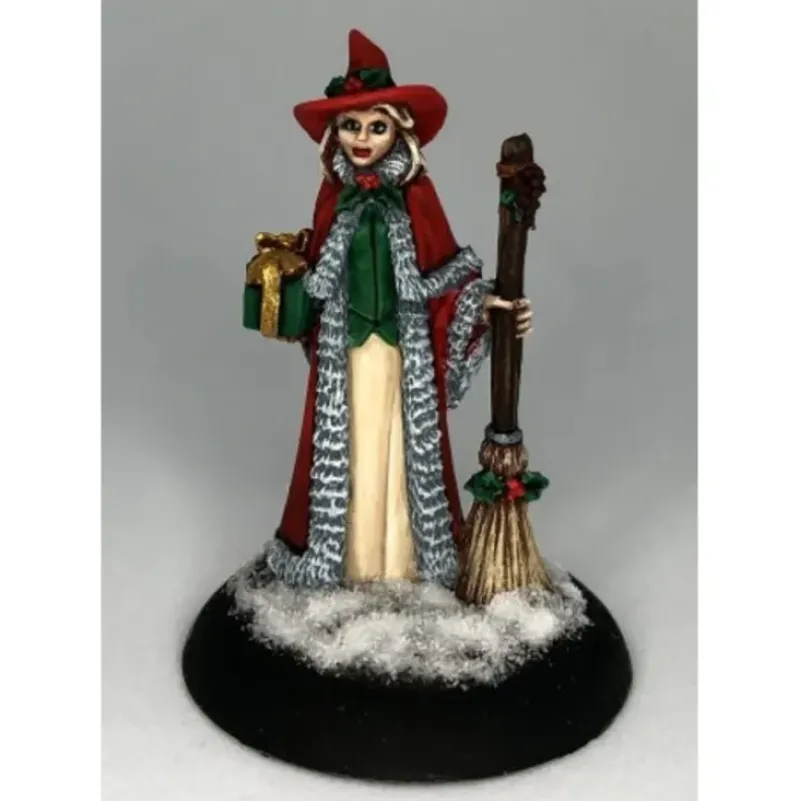 Reaper Miniatures Christmas Witch #01632 Special Edition Holiday Metal Mini - Your Source for Gaming Essentials* Outlet