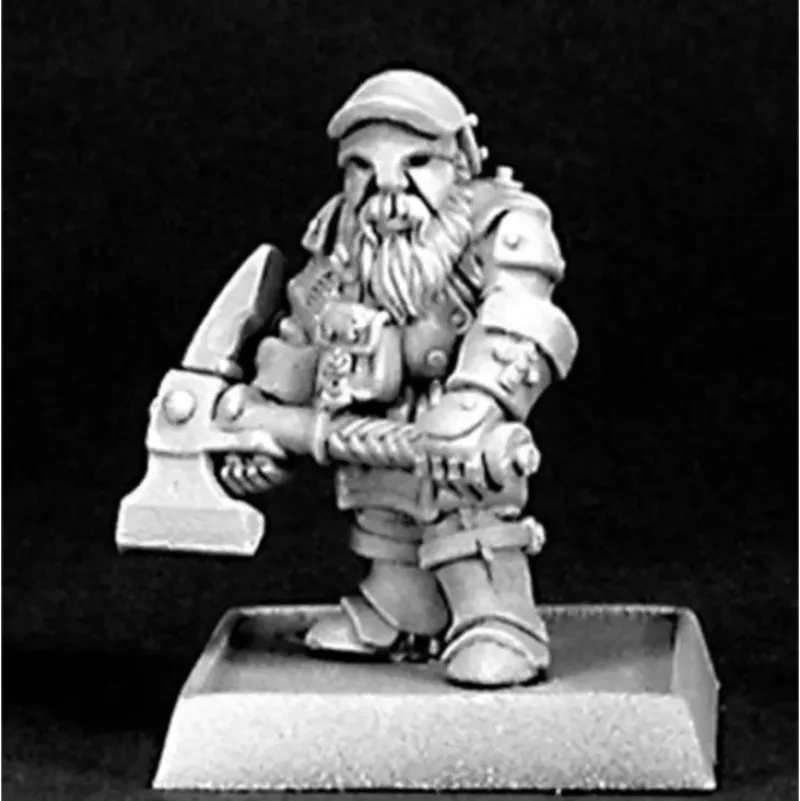 Reaper Miniatures Dwarf Miner #14405 Dwarves Unpainted RPG D&D Mini Figure - Your Source for Gaming Essentials* New