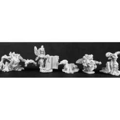 Tabletop Miniatures>Reaper Miniatures Familiars II (5) #14087 Warlord Unpainted RPG D&D Mini Figure - Your Source for Gaming Essentials