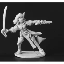 Reaper Miniatures Female Pirate Captain #03666 Dark Heaven Unpainted Metal - Your Source for Gaming Essentials* Online