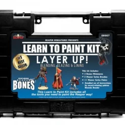 Reaper Miniatures Learn To Paint Kit 08907 Layer Up: Blending, Glazing, & Lining - Your Source for Gaming Essentials* Discount