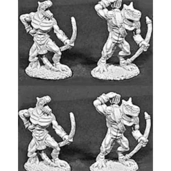 Reaper Miniatures Lizardmen Archers 4 Pcs #06046 Dark Heaven Legends Army Packs - Your Source for Gaming Essentials* Online