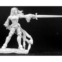 Tabletop Miniatures>Reaper Miniatures Lonnia, Female Duelist #02981 Dark Heaven Unpainted Metal - Your Source for Gaming Essentials