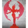 Tabletop Miniatures>Reaper Miniatures Medium Fire Elemental #77083 Bones Unpainted Plastic Figure - Your Source for Gaming Essentials