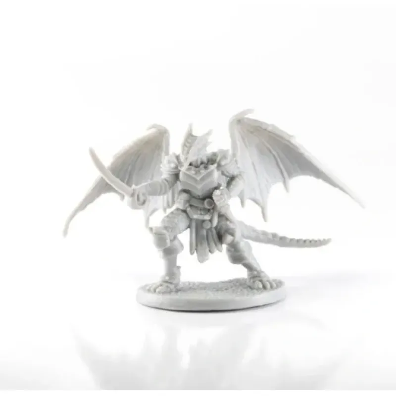 Tabletop Miniatures>Reaper Miniatures Tazythas, Dragonfolk Rogue #77656 Bones Unpainted Plastic - Your Source for Gaming Essentials