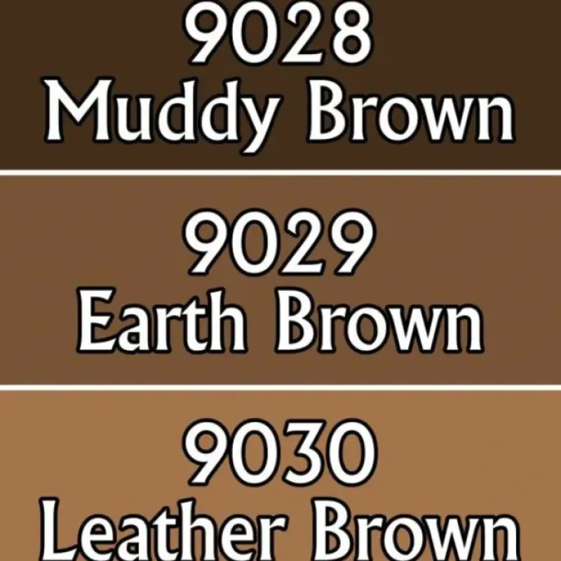 Tabletop Miniatures>Reaper Miniatures Warm Deep Browns #09710 Master Series Triads 3 Pack .5oz Paint - Your Source for Gaming Essentials